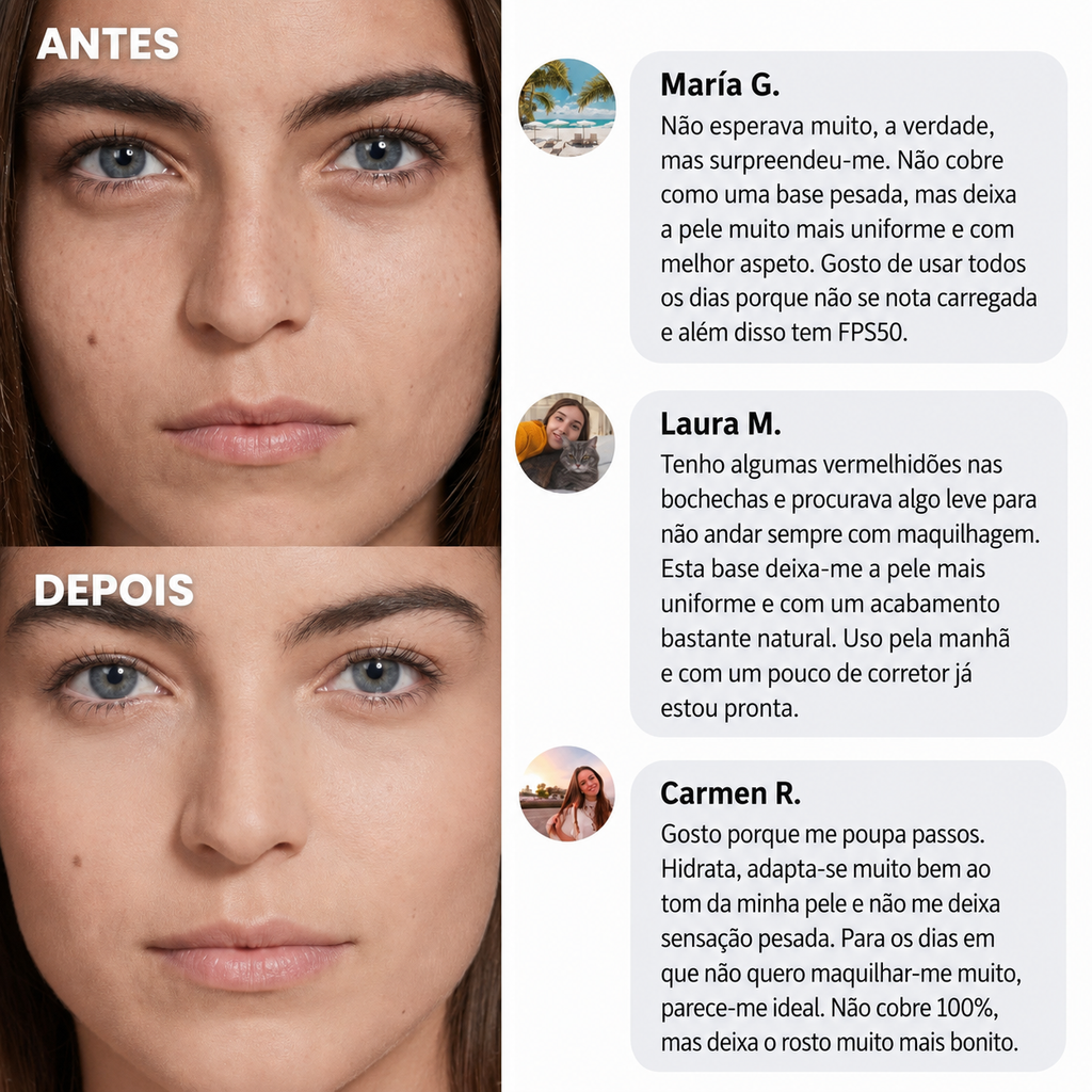 CC Cream Base Corretora 3 em 1 FPS50 | Revivance