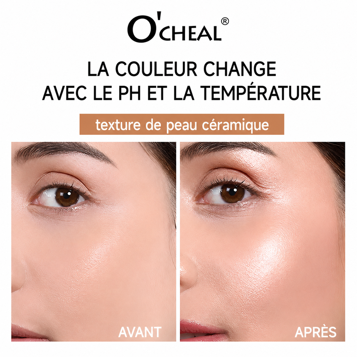 O'CHEAL Skin Match Stick – Fond de teint adaptatif en stick