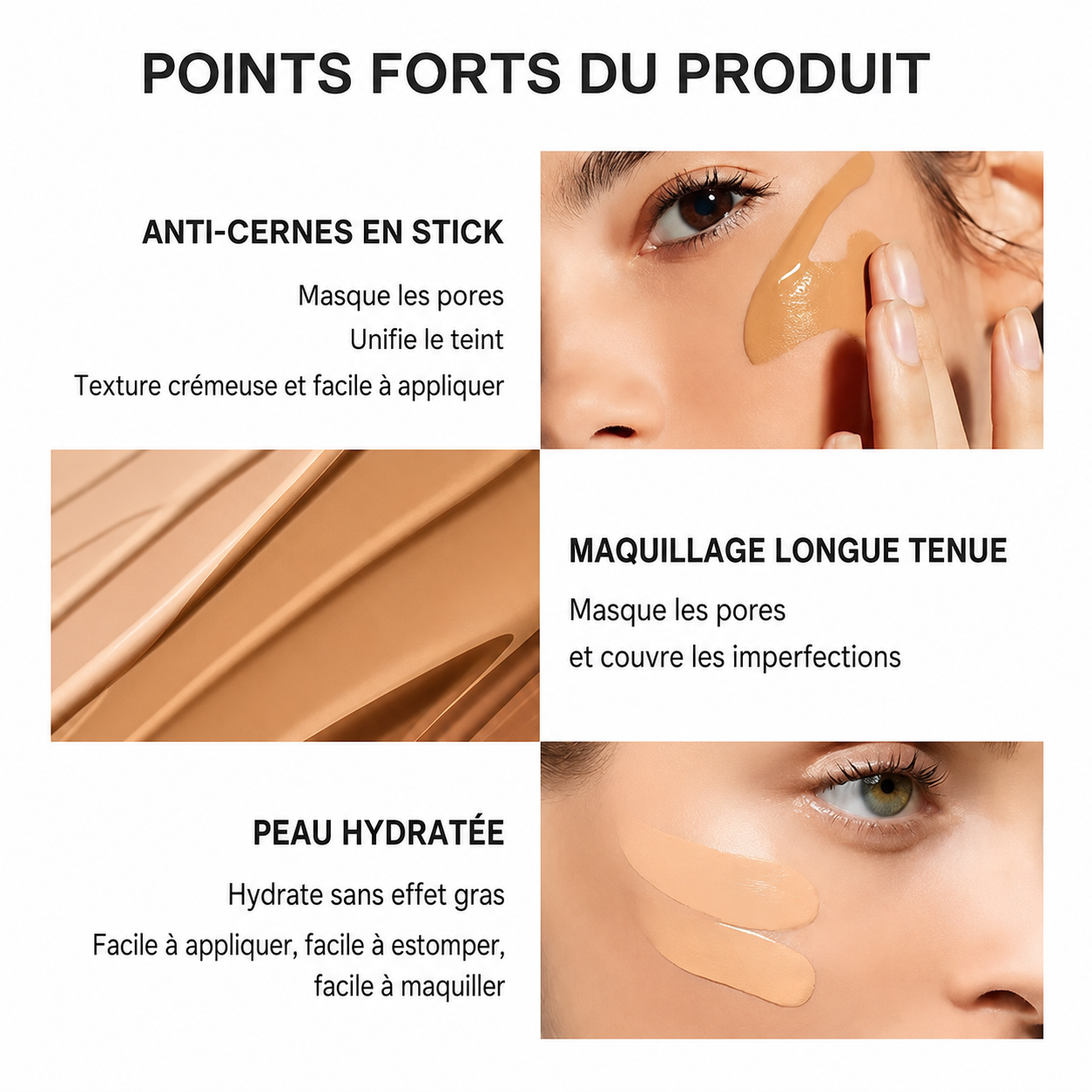 O'CHEAL Skin Match Stick – Fond de teint adaptatif en stick