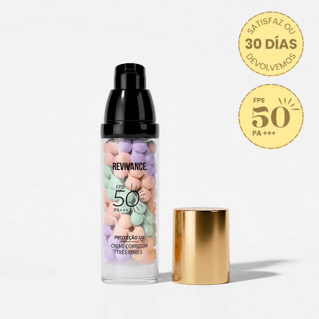 CC Cream Base Corretora 3 em 1 FPS50 | Revivance